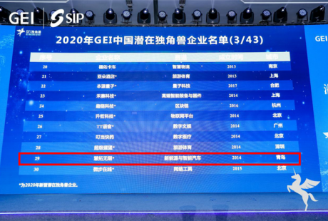 慧拓無限再次入選中國潛在獨角獸企業(yè)